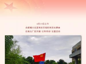 忠誠(chéng)向黨，行動(dòng)踐行——精大黨總支部組織開(kāi)展“義務(wù)